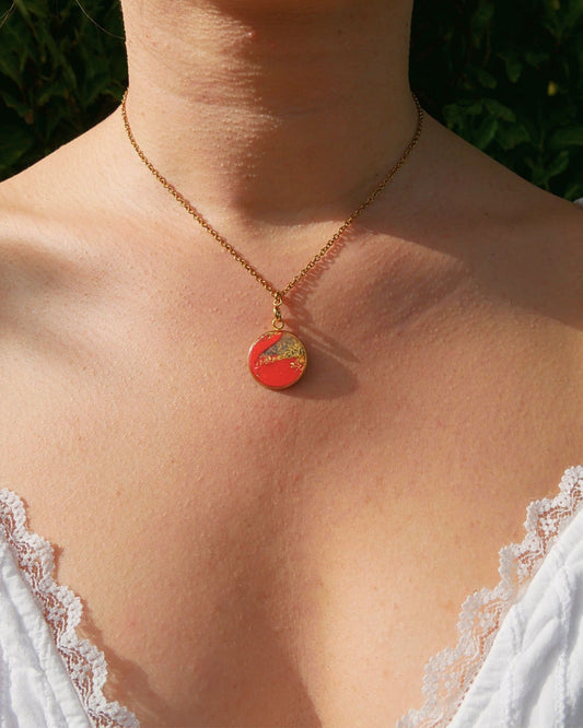 Collier Virginie - Rouge