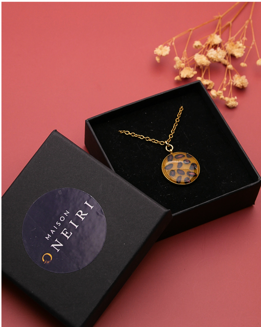 Collier Virginie - Léopard