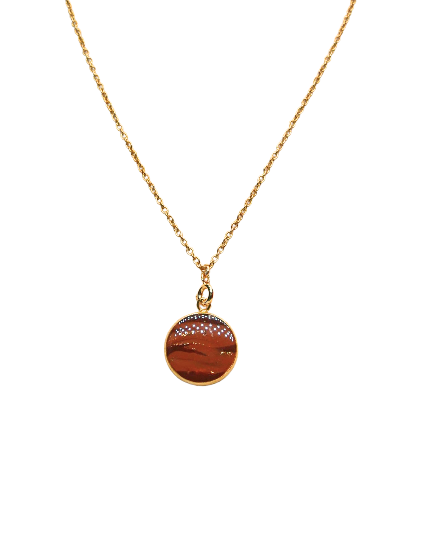 Collier Virginie - Marron