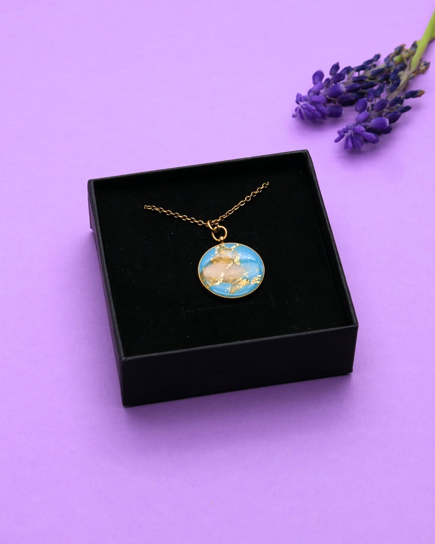 Collier Virginie - Bleu turquoise