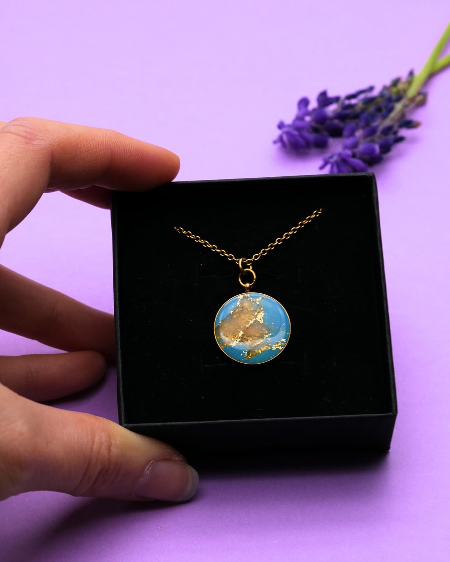 Collier Virginie - Bleu turquoise