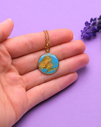 Collier Virginie - Bleu turquoise
