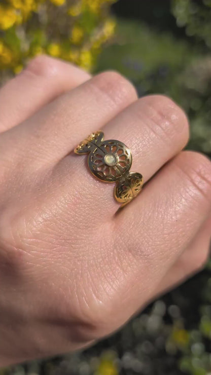 Bague Ninon - Bleu translucide