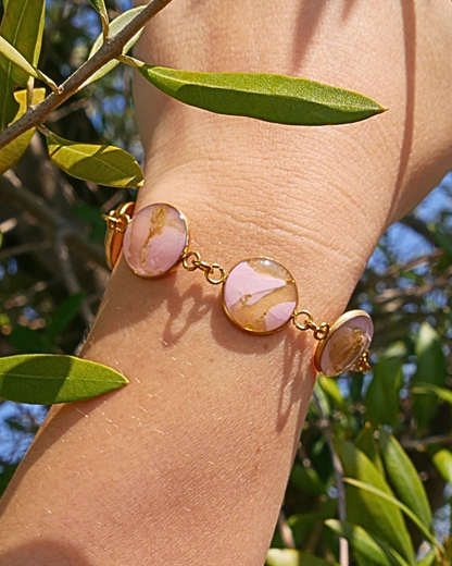 Bracelet Viviana - Rose clair