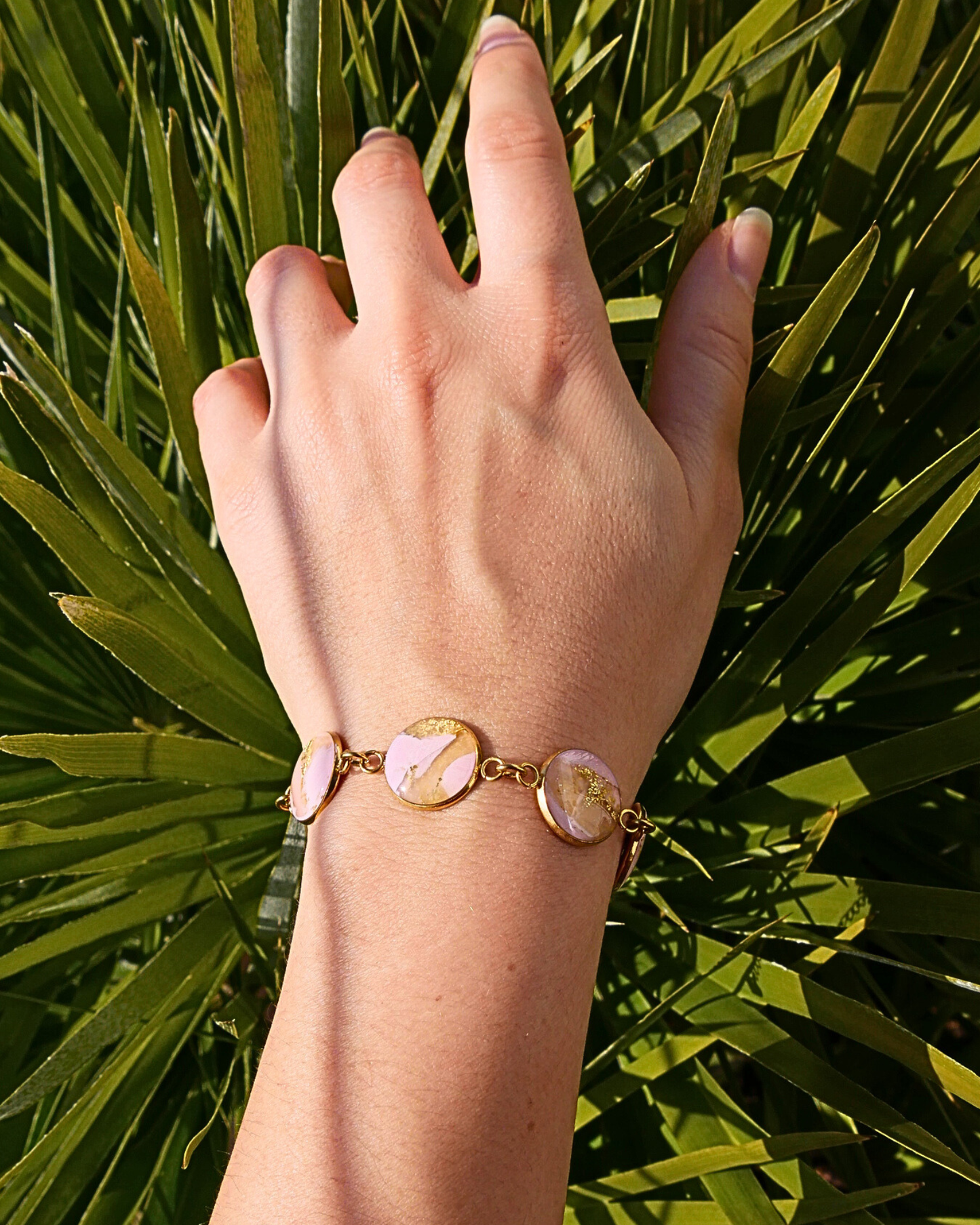 Bracelet Viviana - Rose clair