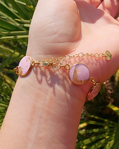 Bracelet Viviana - Rose clair