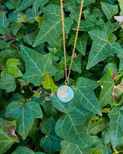 Collier Virginie - Bleu turquoise